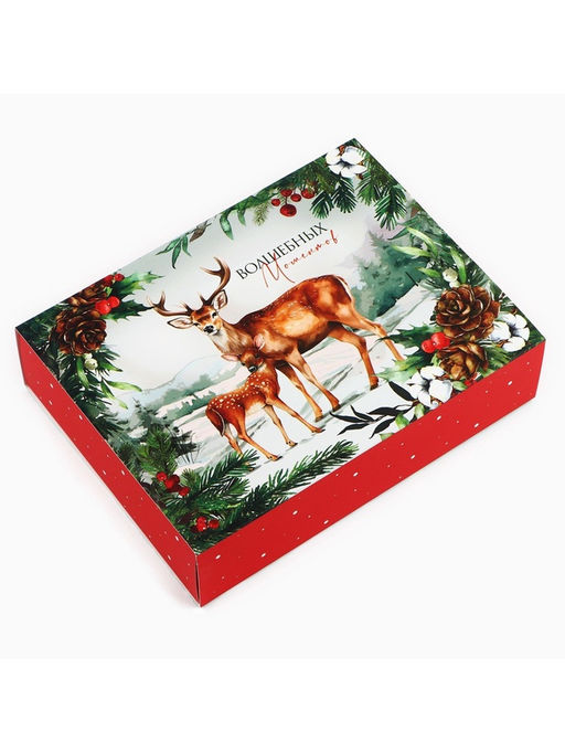 Цена за 5 шт. Коробка для сладостей «Сказка в лесу», 20×15×5 см