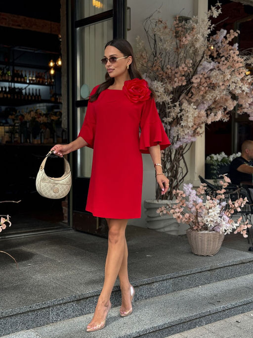 Платье DilanaVIP 2075-Р красный