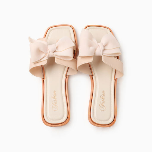 Тапочки женские с открытым носом LoveLife, размер 38-39, молочные