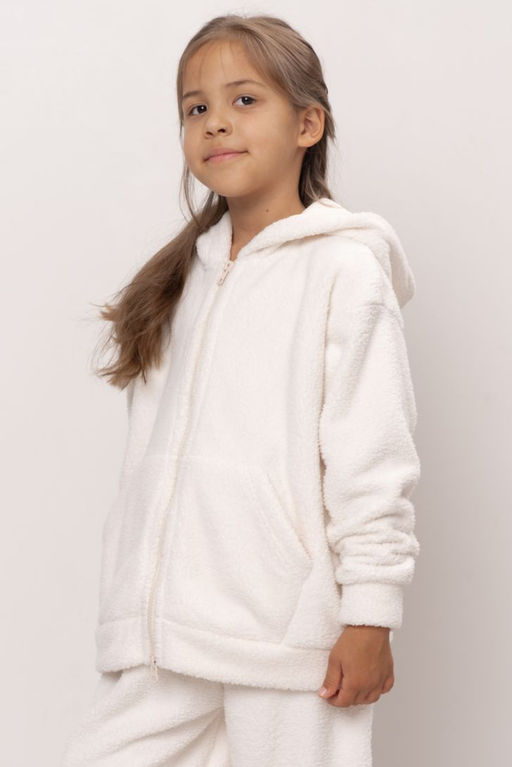 Толстовка детская из теплой плюшевой ткани 6711K-35025.1H-121