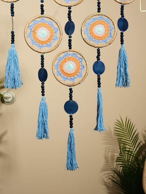 Ловец снов «Небесный покой», 50×2×100 см, текстиль, ротанг