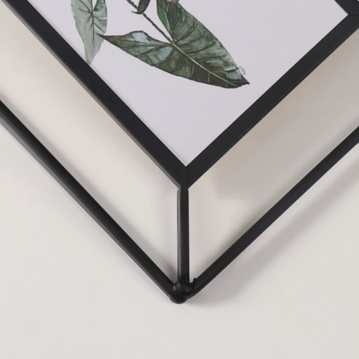 Фоторамка для фото 10×15 см «Лофт. Пространство», металл, чёрная, 22×17.3×6.5 см