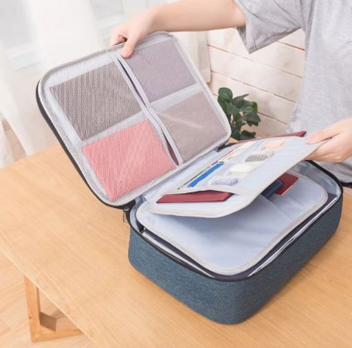 Органайзер для документов А4 (2 вставки) Серый