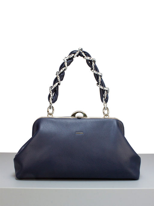 LACCOMA сумка Паола-22-Л815-серо-синий эко кожа хлопок  фото 2