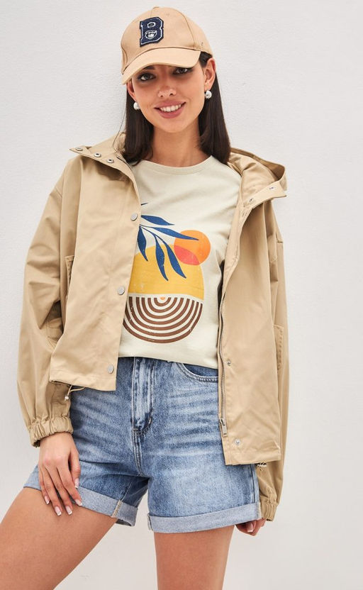 Футболка P412-06-810 beige - Fine joyce фото 2