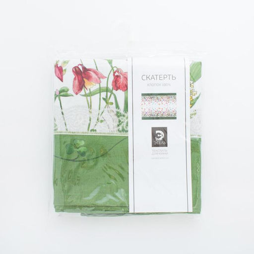 Скатерть Этель Луговые цветы 220х150 см, 100 % хл, саржа 190 гр/м2  фото 5