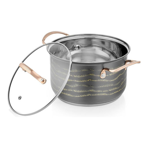 Кастрюля с крышкой Walmer Sandy, 3 л, цвет серый  фото 2