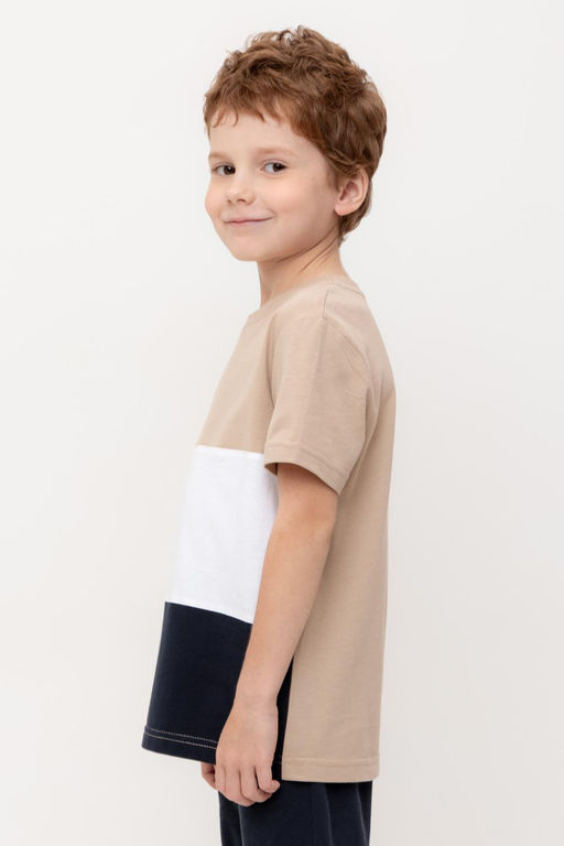 КР 302171/темно-бежевый к569 фуфайка (футболка) для мал - Crockid фото 9