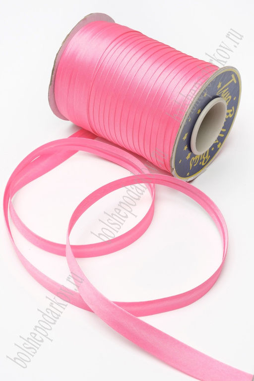 Бейка косая 1,5 см*90 ярд(SF-198) розовый №8104