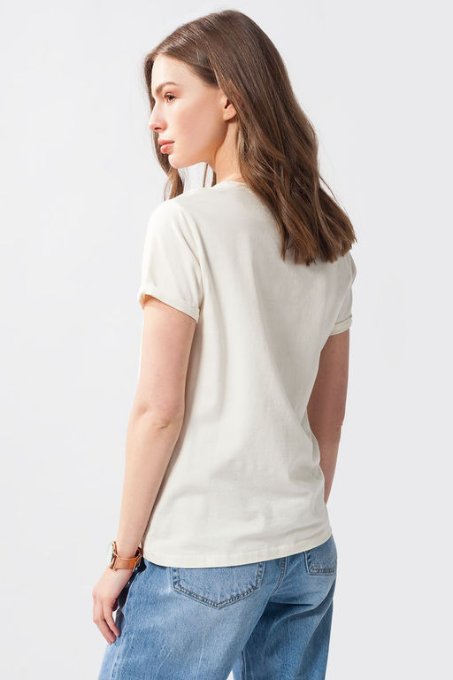 Футболка из эластичного хлопка с фото принтом "Рассвет в Венеции"