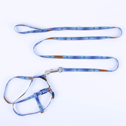 Комплект Любимчик, шлейка 24-36 см, поводок 120х1 см - Пушистое счастье фото 3