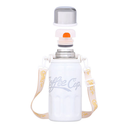 Термос для чая и кофе "Coffee cup", 1 л, сохраняет тепло 10 ч, белый