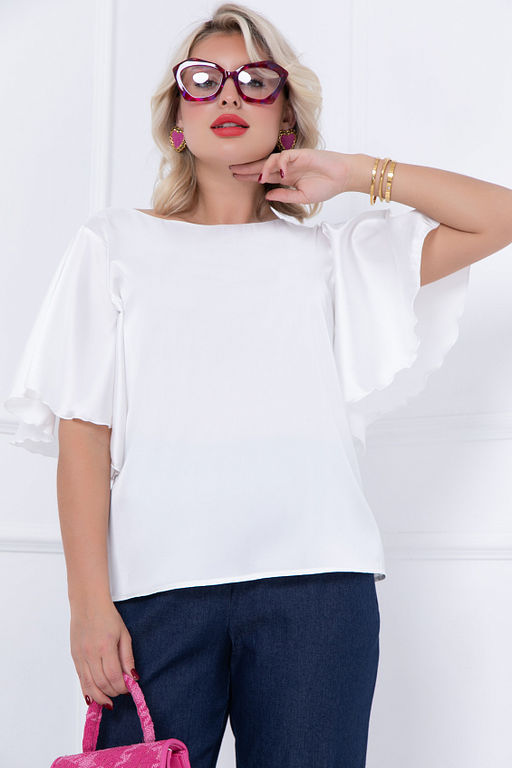 БЛУЗКА ВЕРЧЕЛЛИ (ВАЙТ ДАЙМОНД)