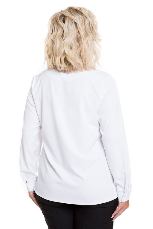 Блузка 1176 белый - Novita фото 4