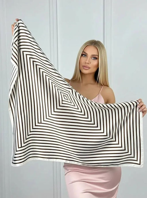 K13579 Платок (90/90см шелк) МУЛЬТИЦВЕТ_06