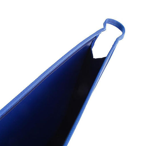 Папка для чертежей и рисунков А1, 900×655×50 мм, с ручками, пластиковая, молния сверху, тёмно-синяя