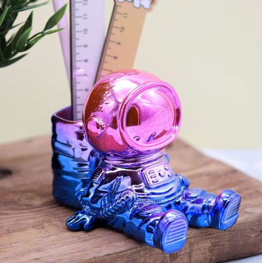 Подставка для канцелярских принадлежностей Astronaut, blue metallic