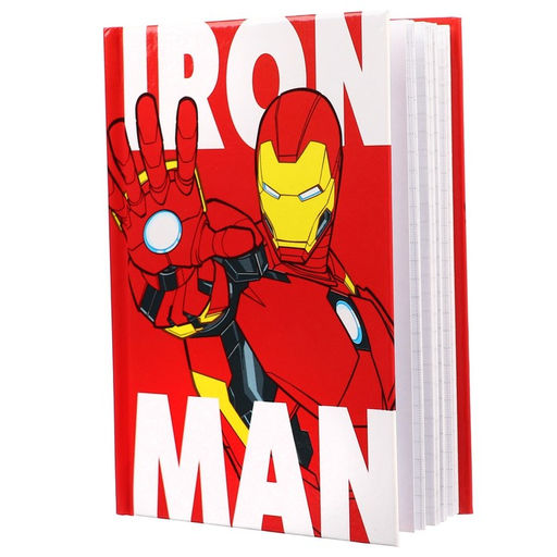 Блокнот А6, 40 листов в твёрдой обложке, Железный человек, Мстители - Marvel фото 3