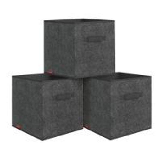VAL MN-BOX-3K Короба стеллажные, без крышки, 31*31*31 см, набор 3 шт., MONET NIGHT, шт