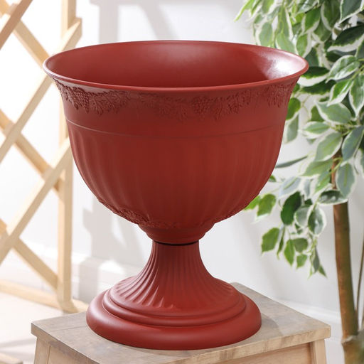 Кашпо уличное на ножке «Венеция», 12 л, цвет МИКС