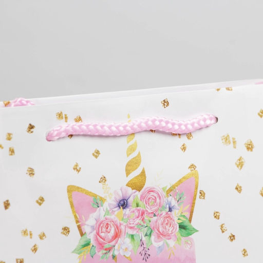 Цена за 2 шт. Пакет подарочный ламинированный, упаковка, Happy Birthday, ML 21 х 25 х 8 см