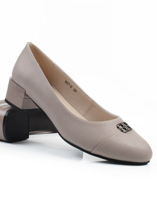 06-M47-5 KHAKI Туфли женские (натуральная кожа)