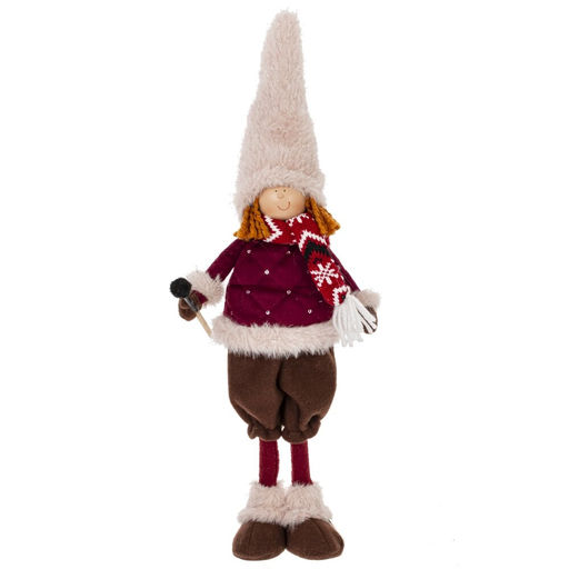 Игрушка набивная "Мальчик/девочка", L14,5 W12 H43 см, 2в.