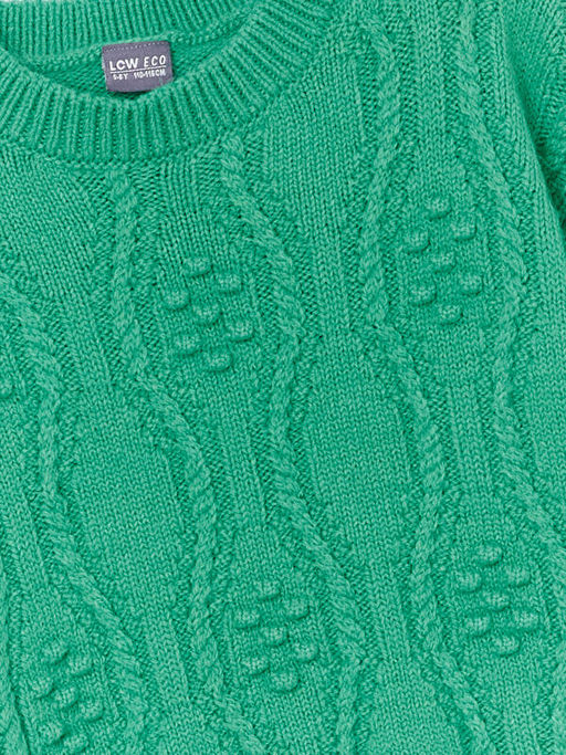 Bisiklet Yaka K?z ?ocuk Triko Kazak - Waikiki фото 2