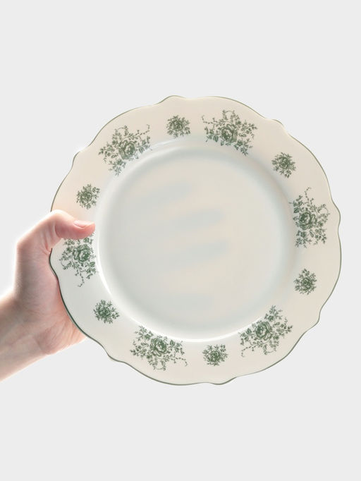 Тарелка WY Emerald Essence, d=20 см, фарфор, белая