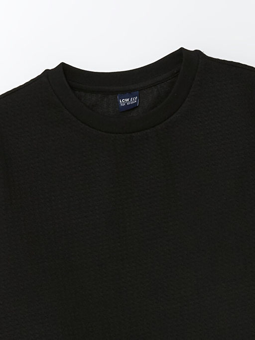 Bisiklet Yaka Uzun Kollu Erkek ?ocuk Sweatshirt - Waikiki фото 2