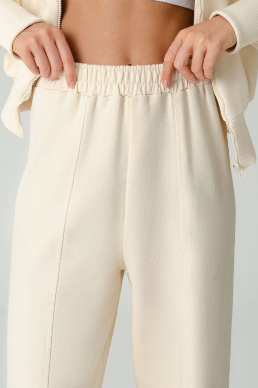 Арт. 2539/3  Костюм женский с брюками 42-48 (4 шт) Цвет:молочный