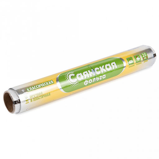 Фольга алюминиевая пищевая "Классическая", ширина 29см, 20м, 11мкм (Россия)