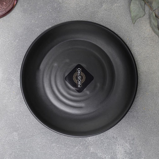 Тарелка Чёрный Восток, d=15,5 см, цвет чёрный - Simaland фото 4