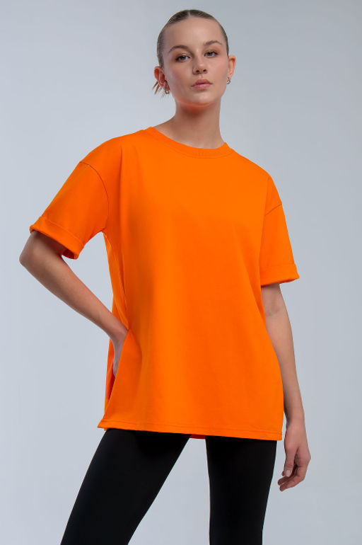 Арт. 31120 Футболка женская 44-52 (5 шт) Цвет:оранжевый - Калинка фото 15