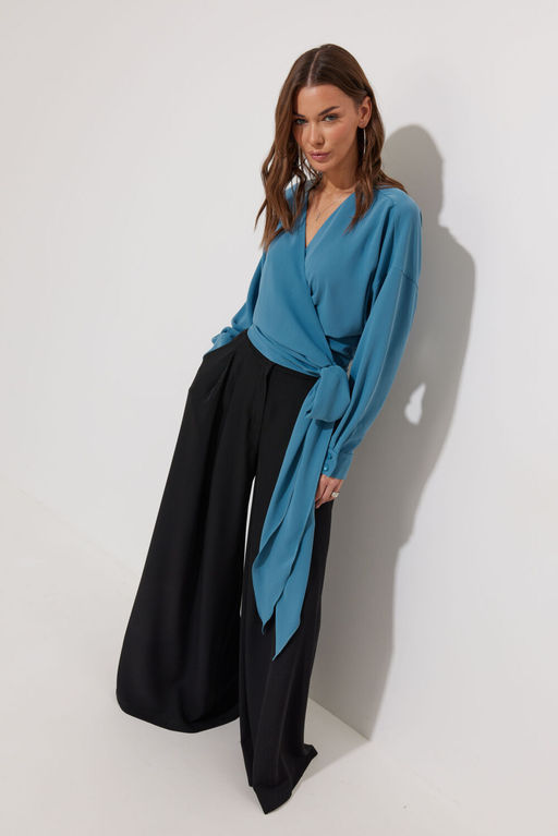 Блуза LYUSHe 4276 голубой  фото 6