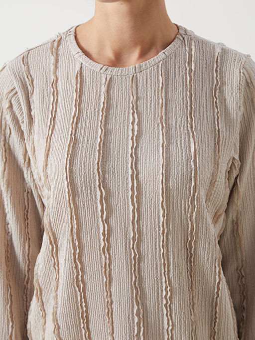 Bisiklet Yaka Dokulu Kad?n Tunik