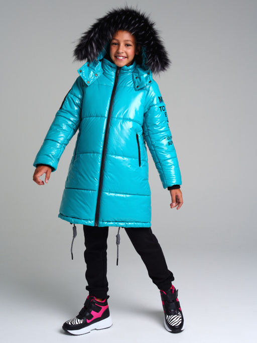 В наличии. Пальто зимнее для девочки PlayToday  фото 4