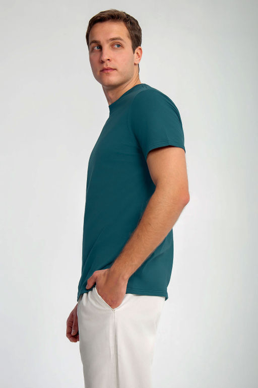 Арт. 61112/7 Футболка мужская 48-58 (6 шт) Цвет:изумруд - Идеал фото 3