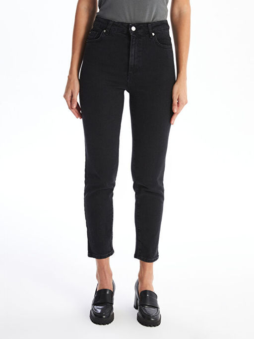 Mom Fit Kad?n Jean Pantolon