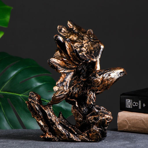 Подставка для бутылки «Орел на взлете», бронза, 20×30×23.5 см