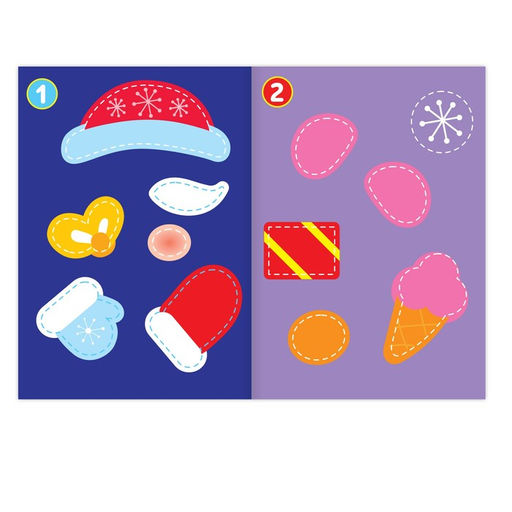 Набор аппликаций Весело встретим Новый год, 6 шт. по 20 стр. - Буква-ленд фото 4