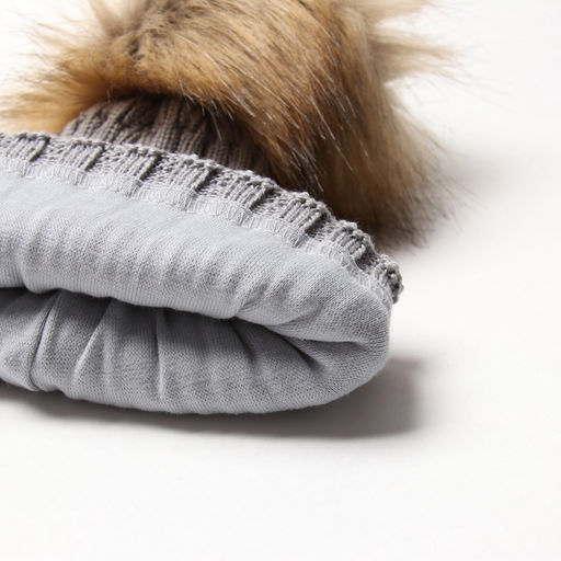 Шапка детская MINAKU: Hello, winter, серая, размер 52-54 (5-7 лет)