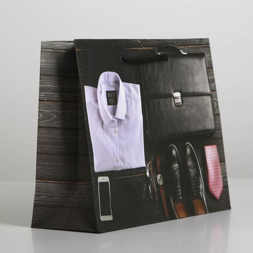 Пакет ламинированный Стиль, MS 23 х 18 х 8 см - Доступные радости фото 2