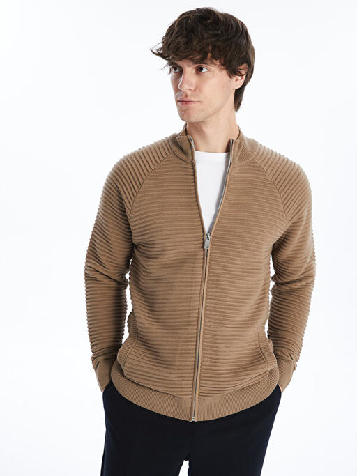 Standart Kal?p Dik Yaka Erkek Triko H?rka