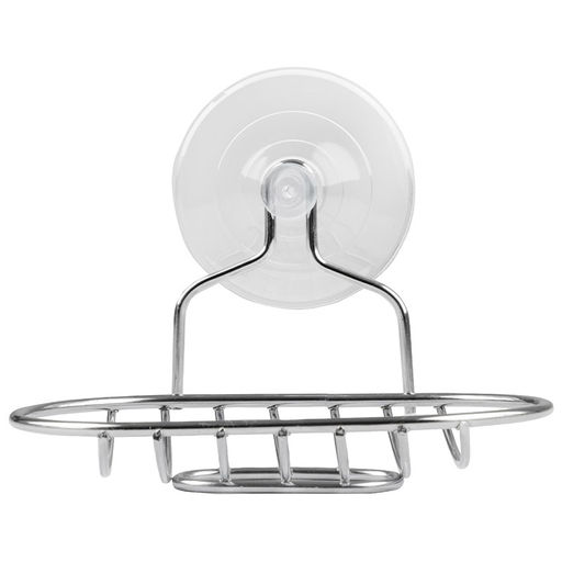 _Мыльница подвесная овальная. (крепление: присоска), арт. W2732 311457 - Полимербыт фото 3