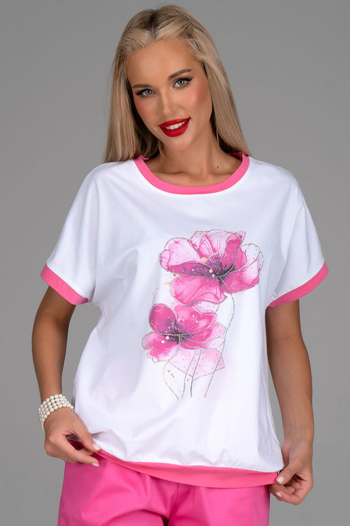 Футболка Лорея (розовый) - Эльза фото 3