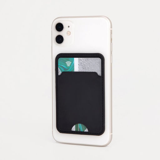 Картхолдер на телефон клеящийся, чёрный