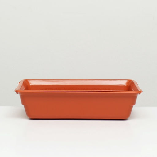 Туалет глубокий с сеткой 36×25×9 см, коричневый