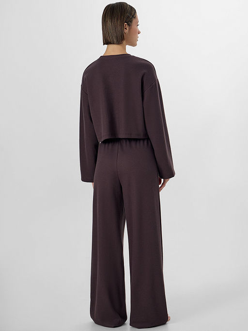 Комплект домашний женский коричневый - Mark formelle фото 2