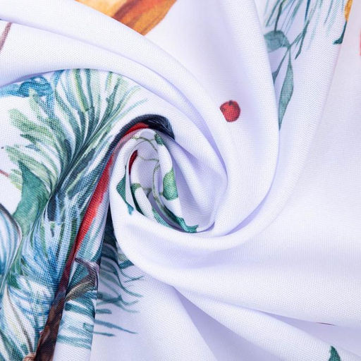 Комплект штор д/кухни с подхватами Christmas wreaths 145х180см-2 шт., габардин - Этель фото 5